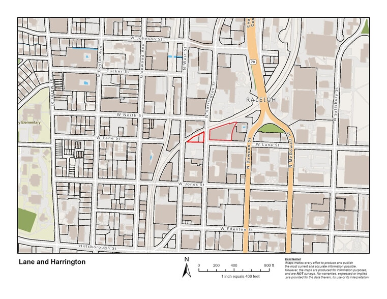 324 and 406 W. Lane Street (1.31 acres) portefeuille de 3 biens à vendre sur LoopNet.fr - Aérien – Image 3 sur 6