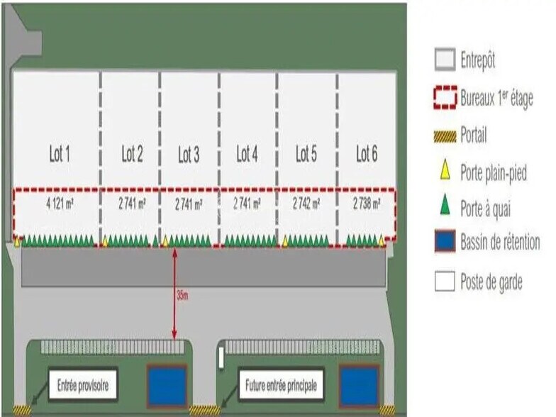 Industriel/Logistique dans Trappes à louer - Plan de site – Image 3 sur 7