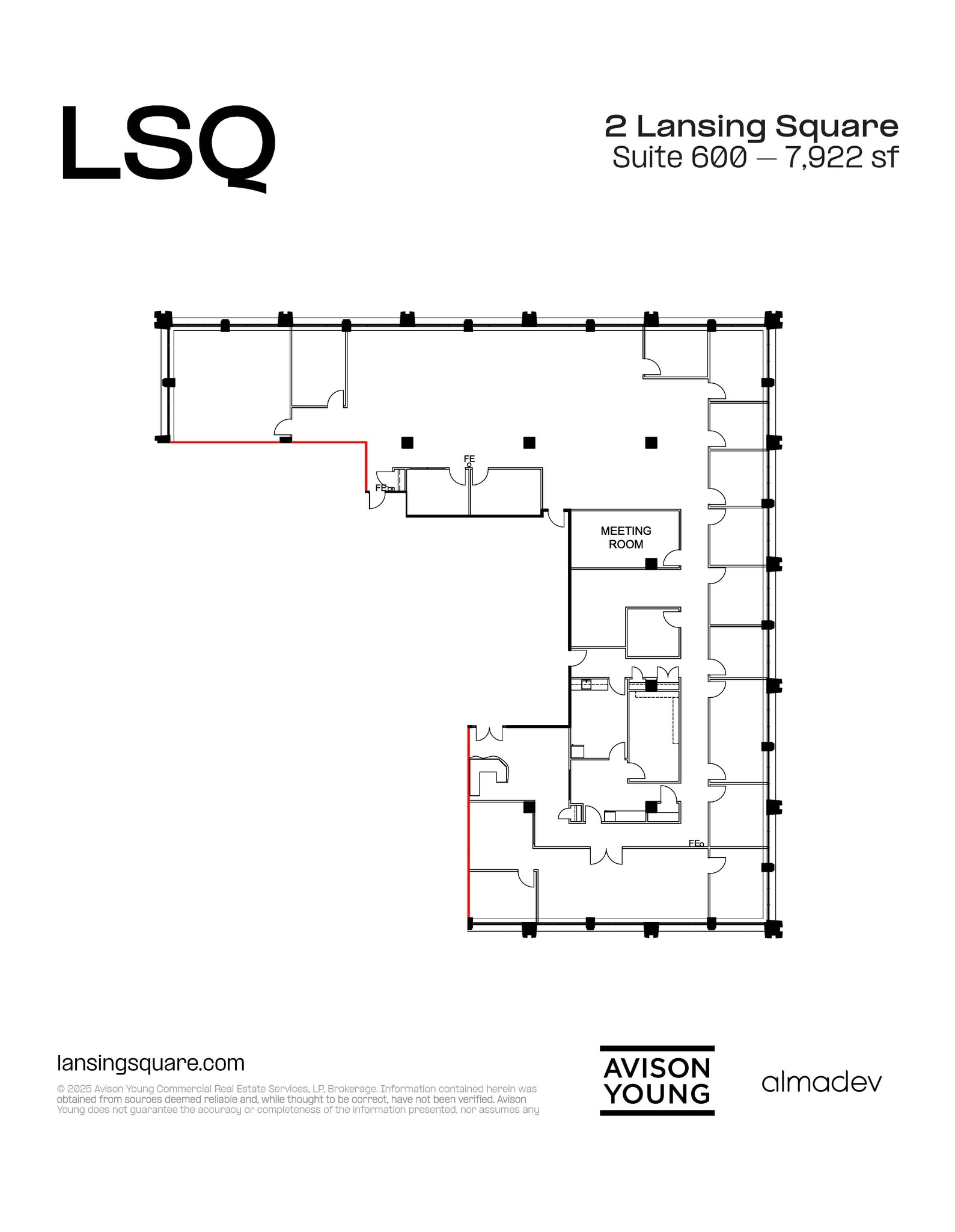 2 Lansing Sq, Toronto, ON à louer Plan d’étage– Image 1 sur 1
