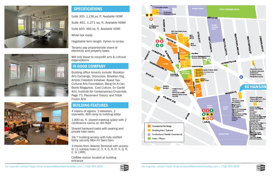 80 Hanson Pl, Brooklyn, NY à louer - Photo de l’immeuble – Image 3 sur 8