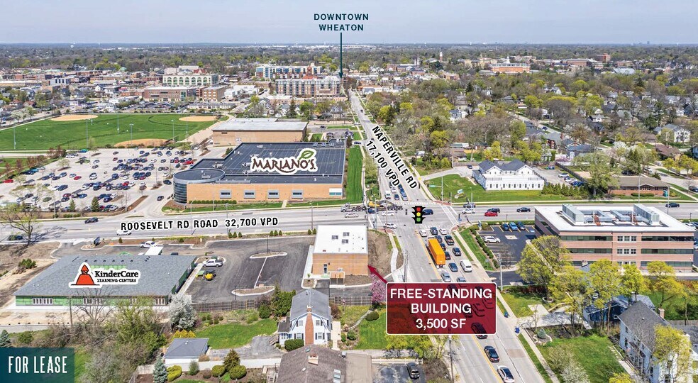 250 E Roosevelt Rd, Wheaton, IL à louer - Photo de l’immeuble – Image 1 sur 4