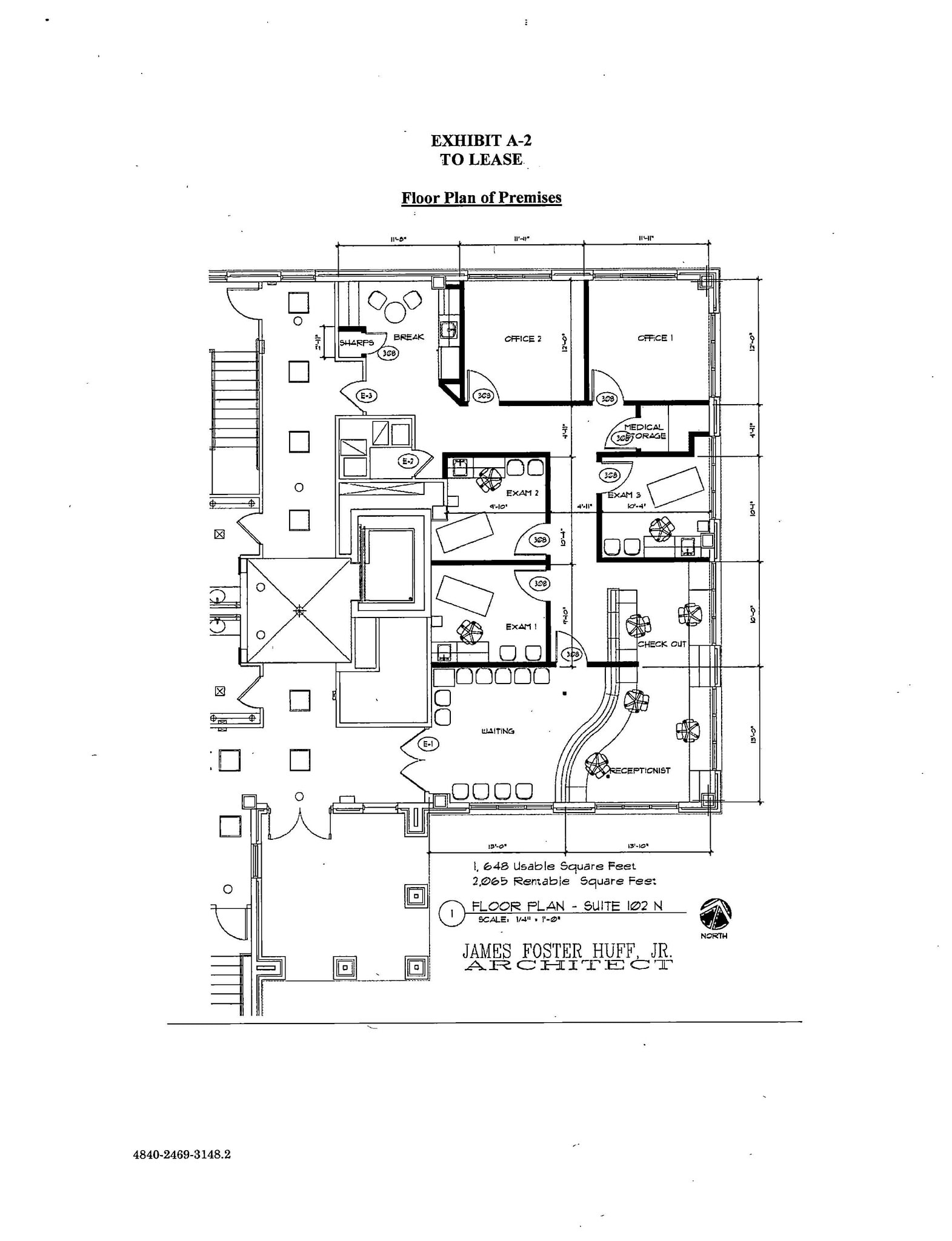 2632 Broadway St, San Antonio, TX à louer Plan d’étage– Image 1 sur 1