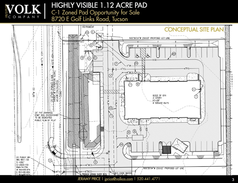 8720 E Golf Links Rd, Tucson, AZ à vendre - Plan de site – Image 3 sur 5