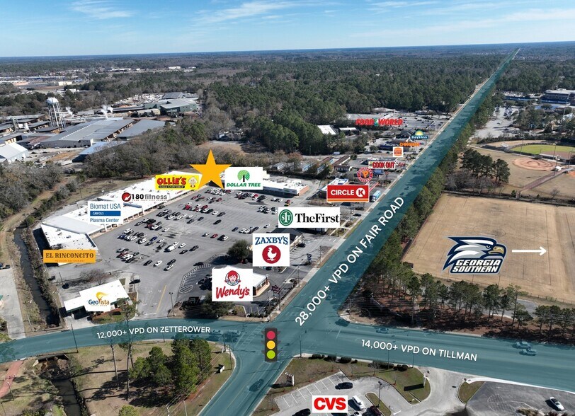 520 Fair Rd, Statesboro, GA à louer - Photo de l’immeuble – Image 3 sur 4