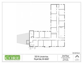 322 W Lincoln Ave, Royal Oak, MI à louer Plan d’étage– Image 1 sur 11