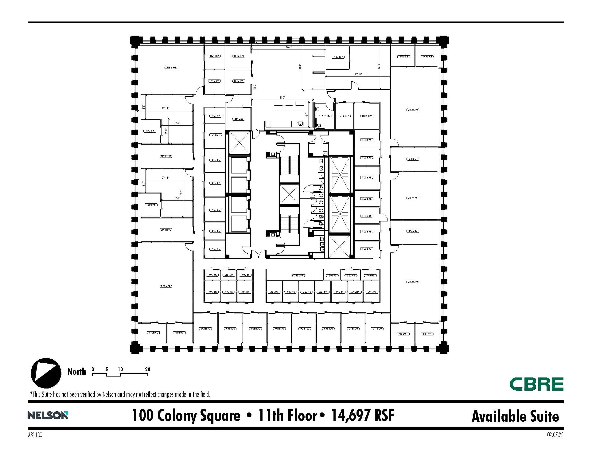 1175 Peachtree St NE, Atlanta, GA à louer Plan d’étage– Image 1 sur 1