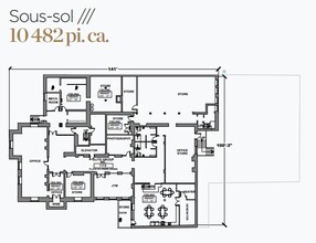 1175-1183 Pl Du Frère-André, Montréal, QC à louer Plan d’étage– Image 1 sur 1