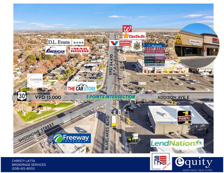 130-176 Blue Lakes Blvd N, Twin Falls, ID à louer - Photo de l’immeuble – Image 2 sur 7
