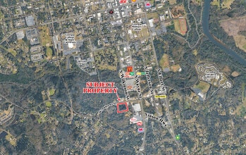 220 W Andrews St, Milledgeville, GA - VUE AÉRIENNE  vue de carte