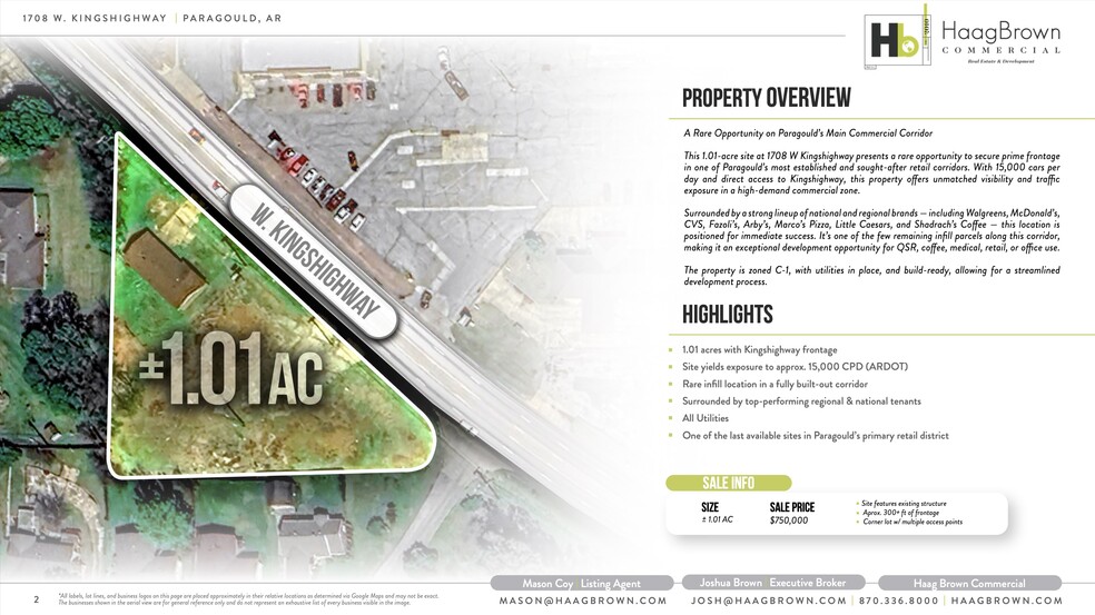 1708 W Kingshighway, Paragould, AR à vendre - Autre – Image 2 sur 3