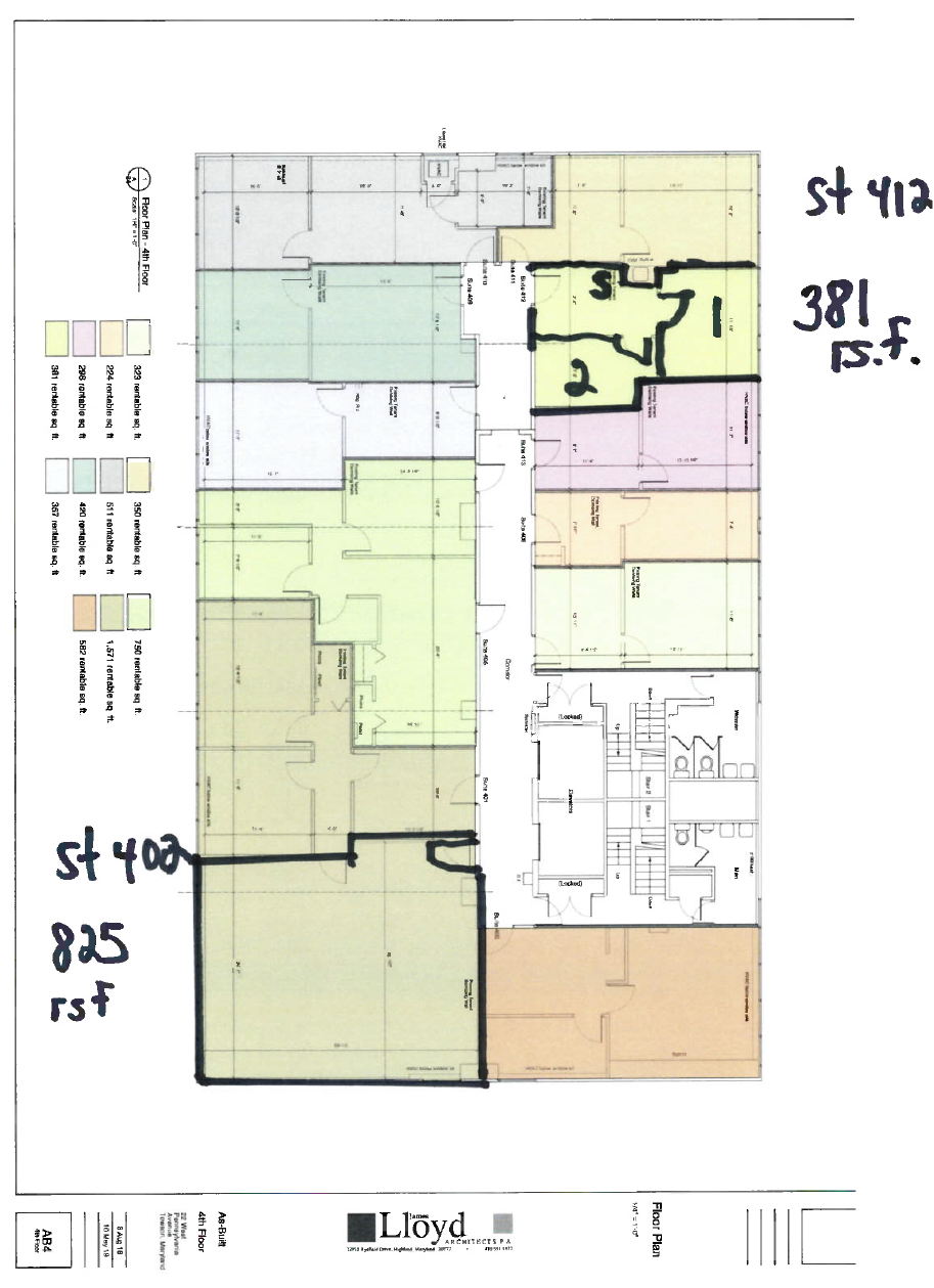 22 W Pennsylvania Ave, Towson, MD à louer Plan d’étage– Image 1 sur 1