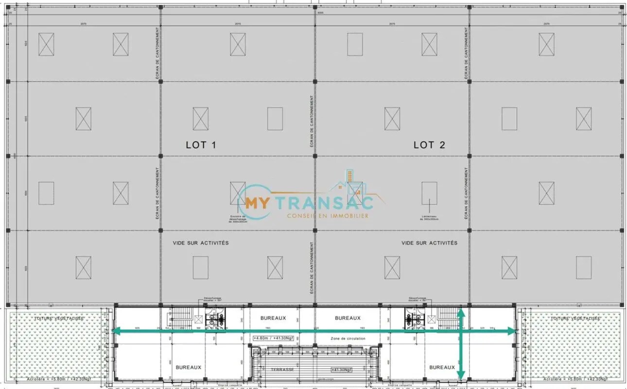 Local d’activités dans Sucy-en-Brie à louer Plan d’étage– Image 1 sur 4