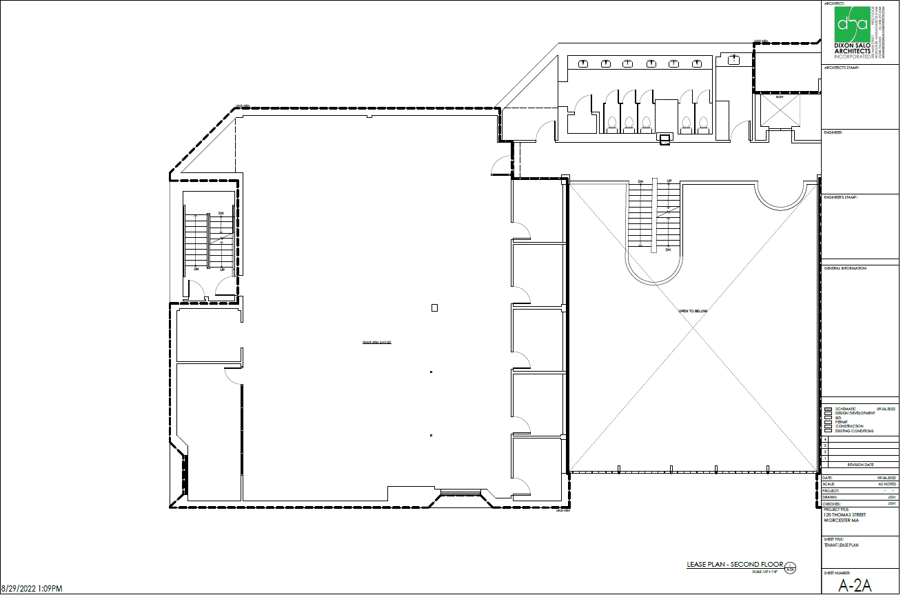 120 Thomas St, Worcester, MA à louer Plan d’étage– Image 1 sur 1