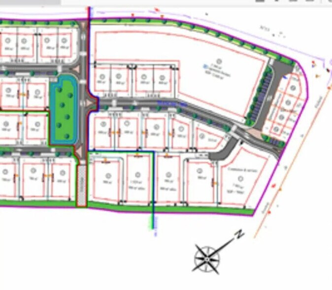 Terrain dans Brens à vendre - Plan de site – Image 3 sur 4