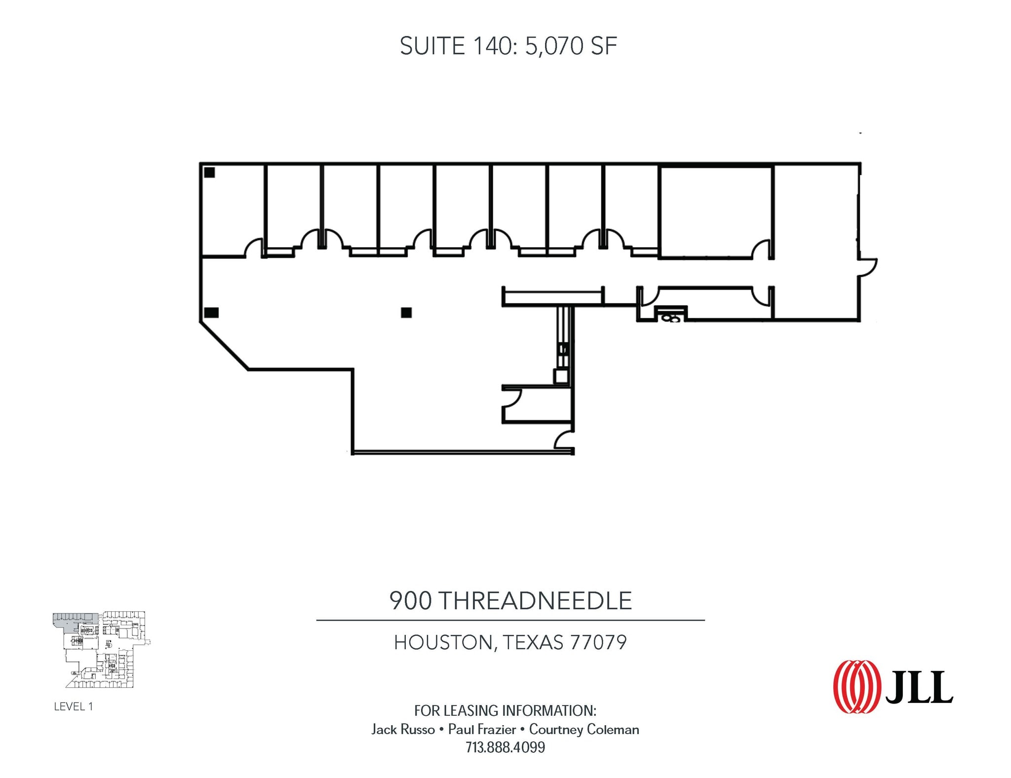 14701 St. Marys Ln, Houston, TX à louer Plan d’étage– Image 1 sur 1