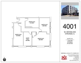 4001 W Devon Ave, Chicago, IL à louer Plan de site– Image 1 sur 1