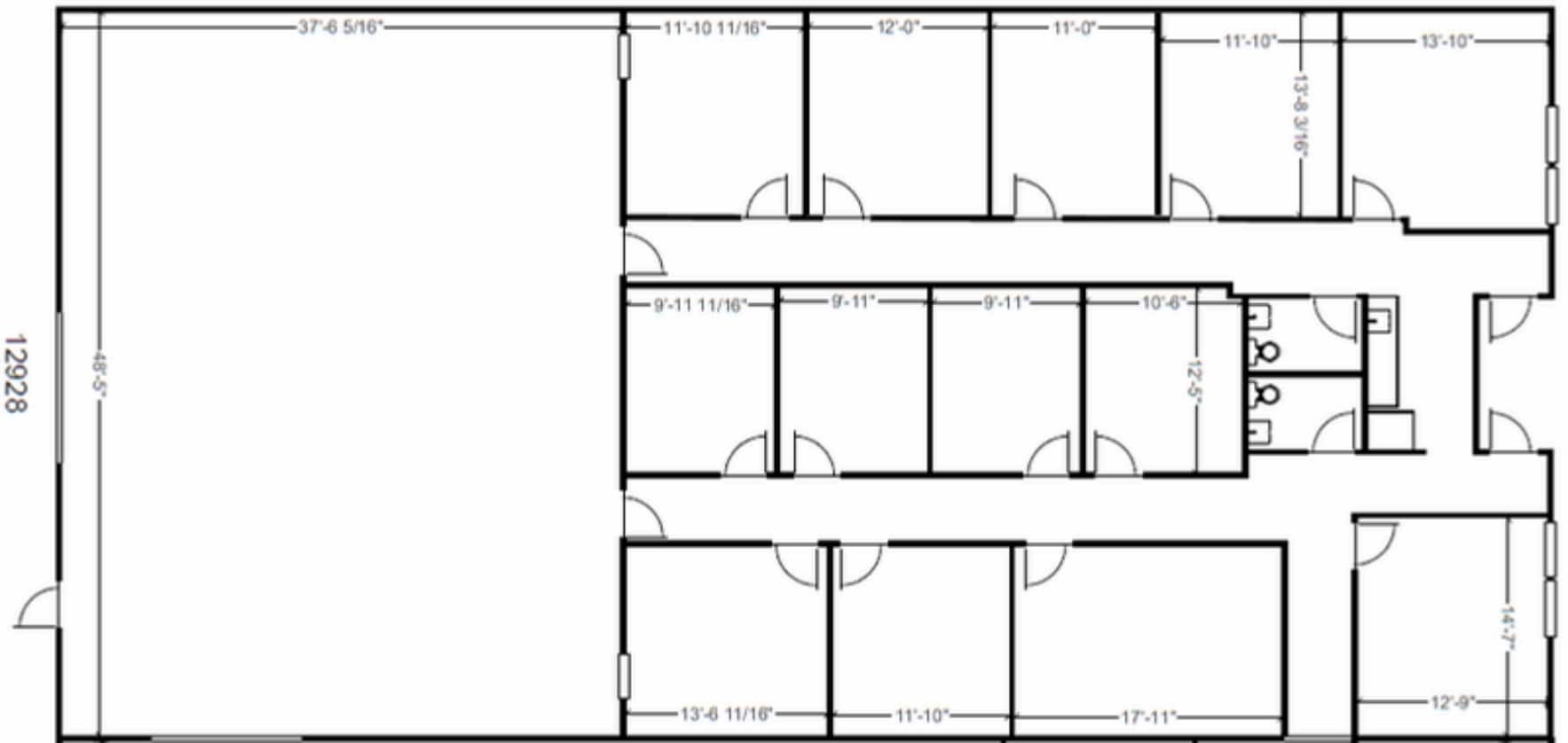 13300 McCormick Dr, Tampa, FL à louer Plan d’étage– Image 1 sur 2