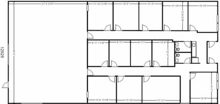 13300 McCormick Dr, Tampa, FL à louer Plan d’étage– Image 1 sur 2