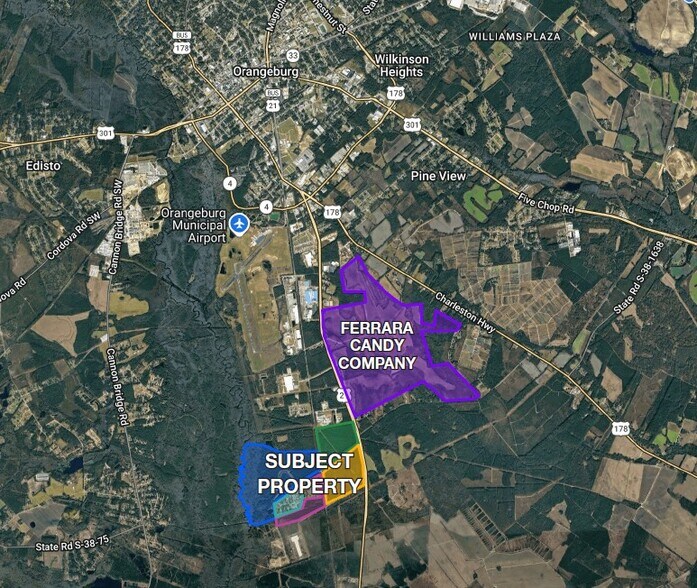 Rowesville Rd, Orangeburg, SC à vendre - Photo de l’immeuble – Image 2 sur 7