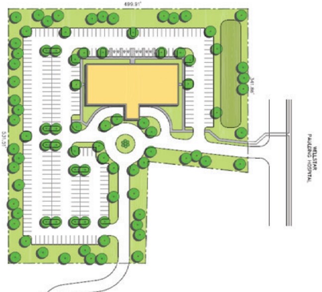 296 Bill Carruth Pkwy, Hiram, GA à louer - Plan de site – Image 2 sur 2