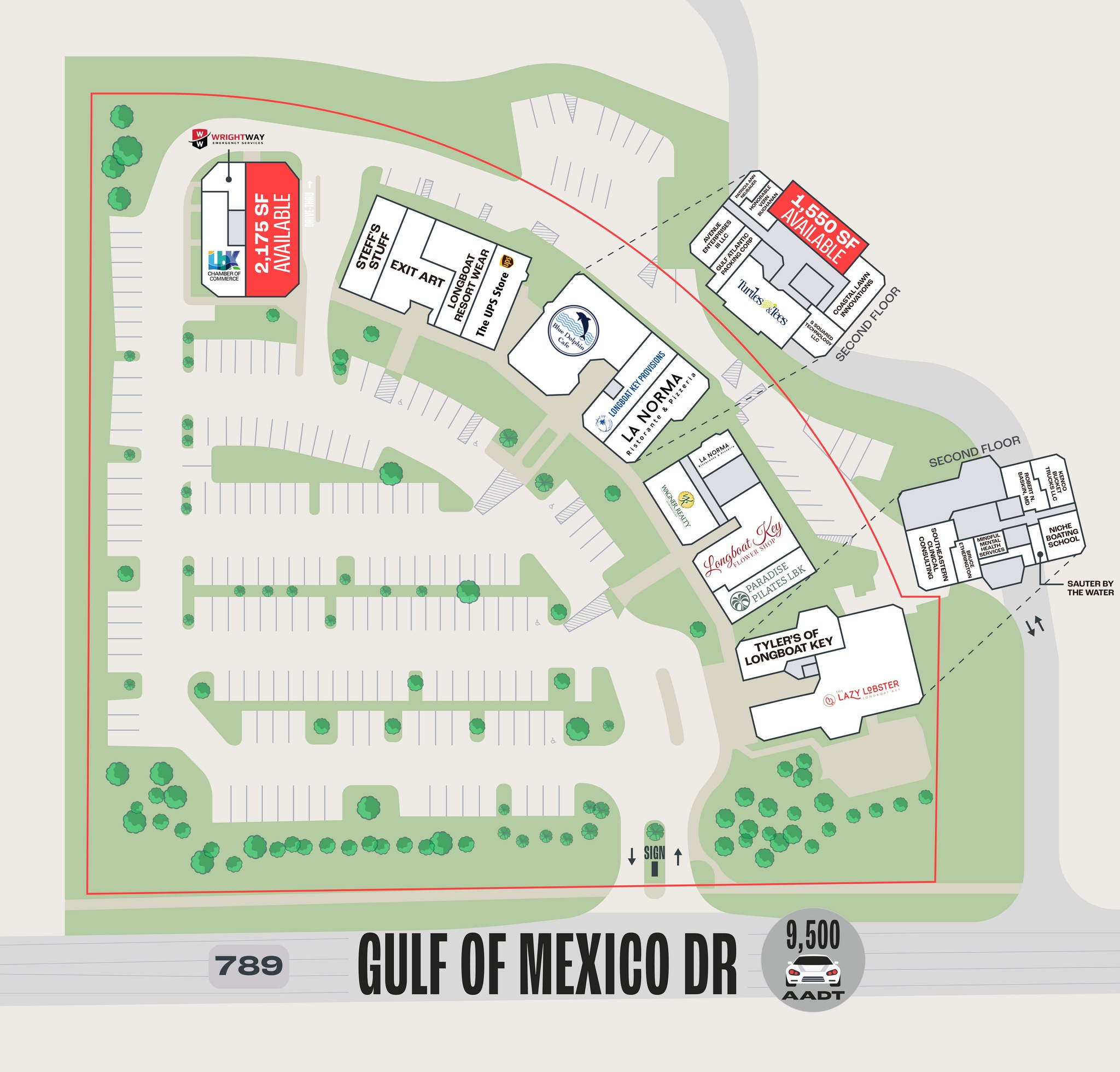 5350 Gulf of Mexico Dr, Longboat Key, FL à louer Plan de site– Image 1 sur 20