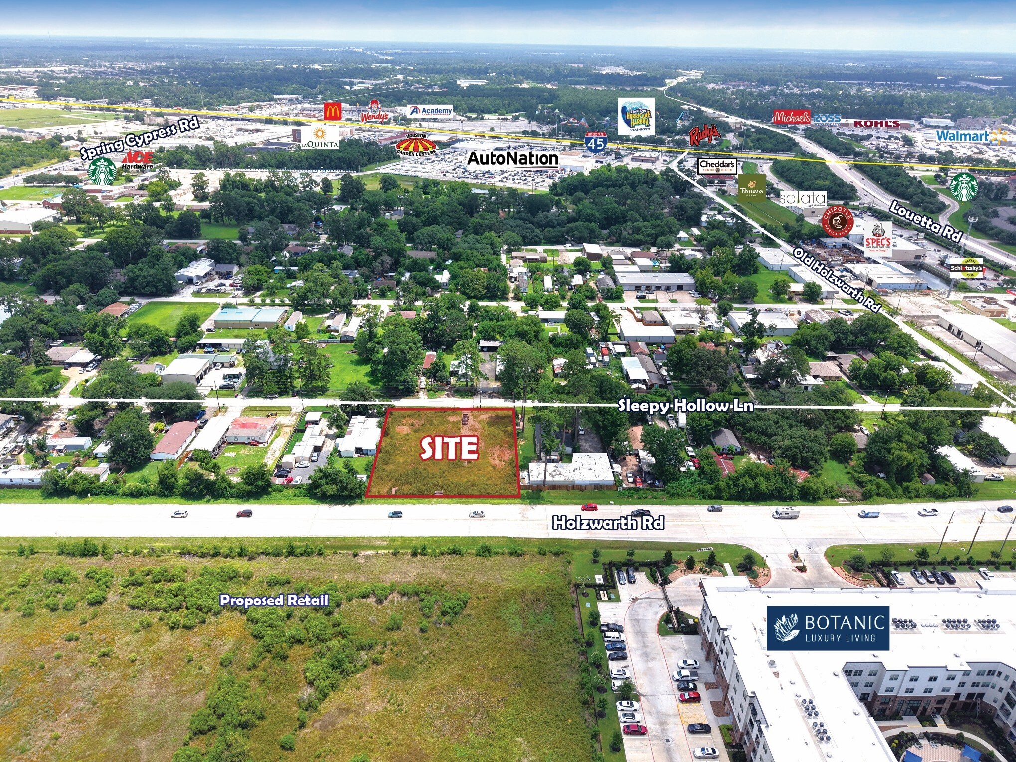 20615 Sleepy Hollow Ln, Spring, TX à vendre Photo de l’immeuble– Image 1 sur 5
