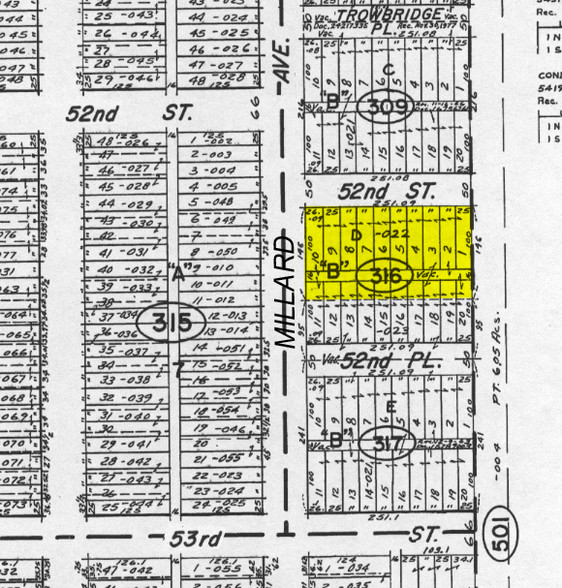 5221 S Millard Ave, Chicago, IL à louer - Plan cadastral – Image 2 sur 3