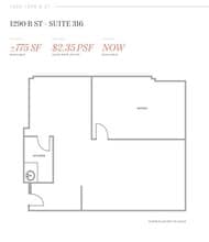 1290 B St, Hayward, CA à louer Plan d’étage– Image 1 sur 1