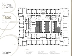 35 W Wacker Dr, Chicago, IL à louer Plan d’étage– Image 1 sur 4