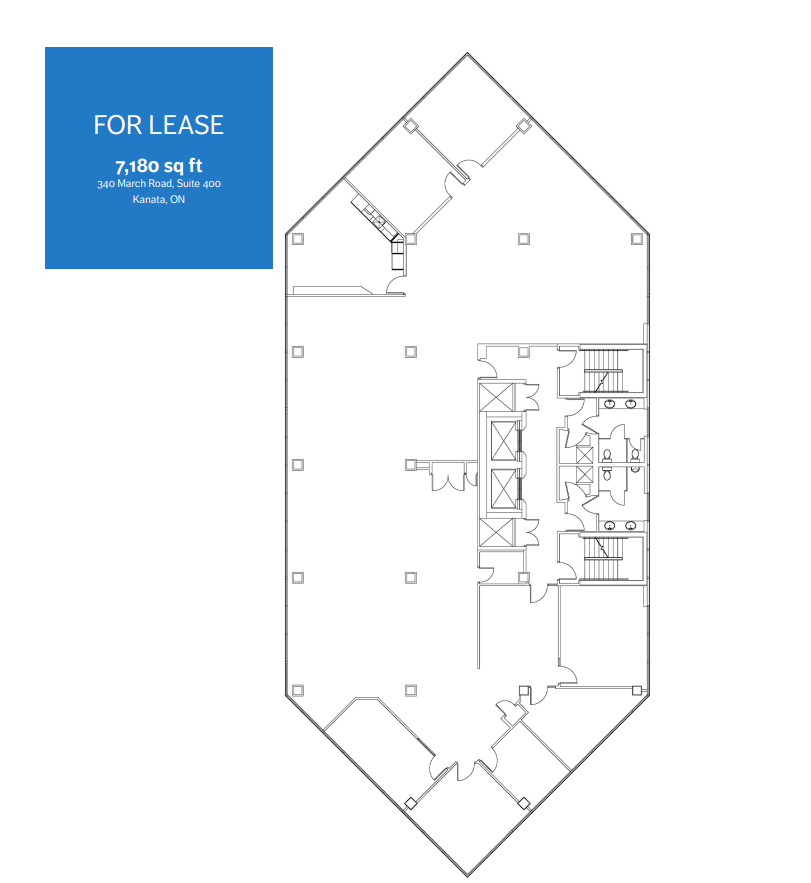 340 March Rd, Ottawa, ON à louer Plan d’étage– Image 1 sur 2