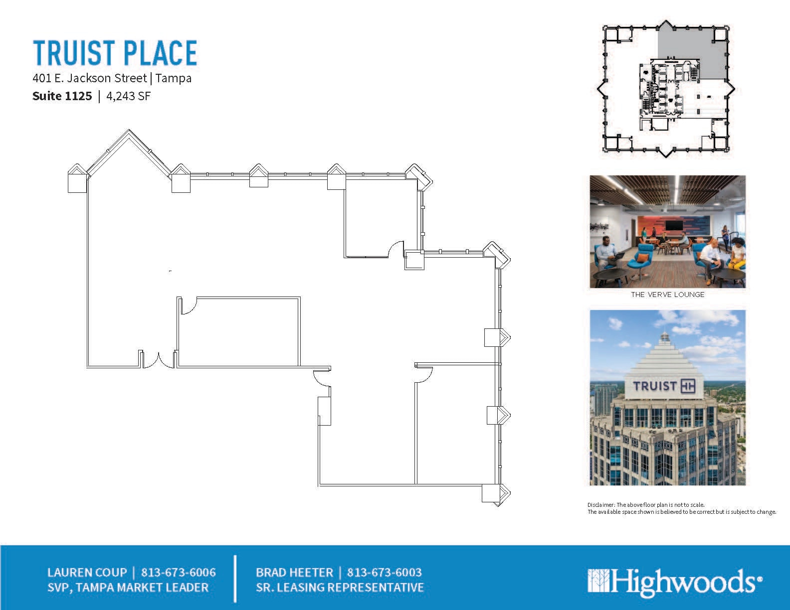 401 E Jackson St, Tampa, FL à louer Plan d’étage– Image 1 sur 1