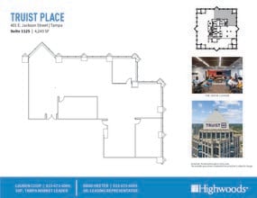 401 E Jackson St, Tampa, FL à louer Plan d’étage– Image 1 sur 1