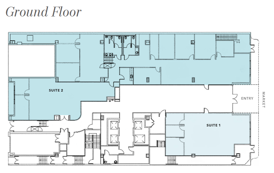 1155 Market St, San Francisco, CA à louer Plan d’étage– Image 1 sur 1