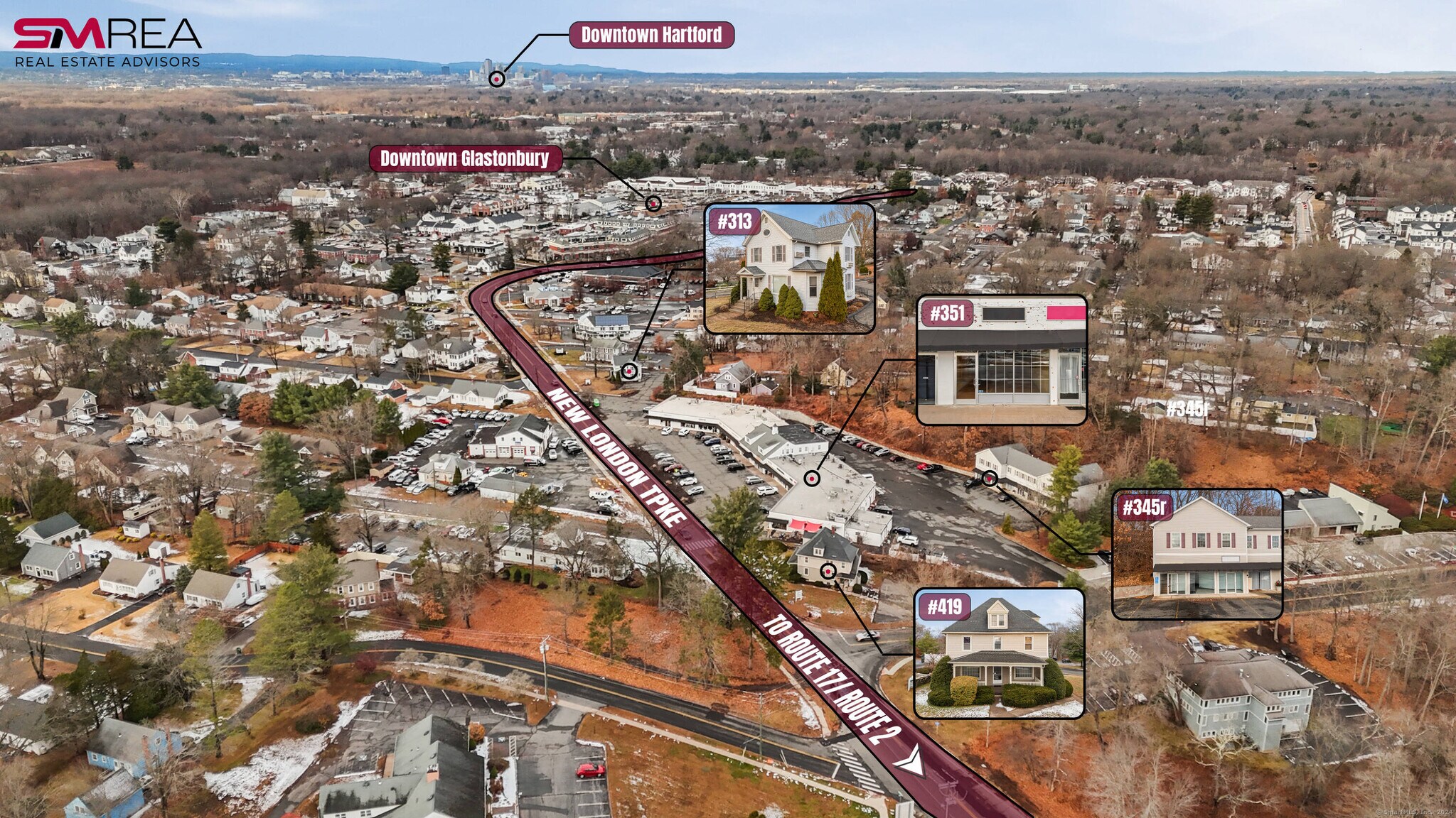 345 New London Tpke, Glastonbury, CT à louer Photo de l’immeuble– Image 1 sur 19