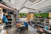 storage bay with garage door