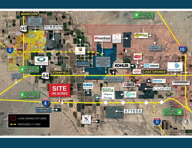 I-8 & Stanfield Rd, Casa Grande, AZ à vendre - Photo de l’immeuble – Image 2 sur 10