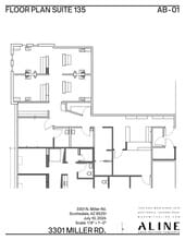 3301 N Miller Rd, Scottsdale, AZ à louer Plan de site– Image 1 sur 1
