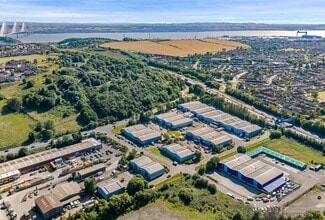 Belleknowes Industrial Est, Inverkeithing à louer Aérien– Image 2 sur 10