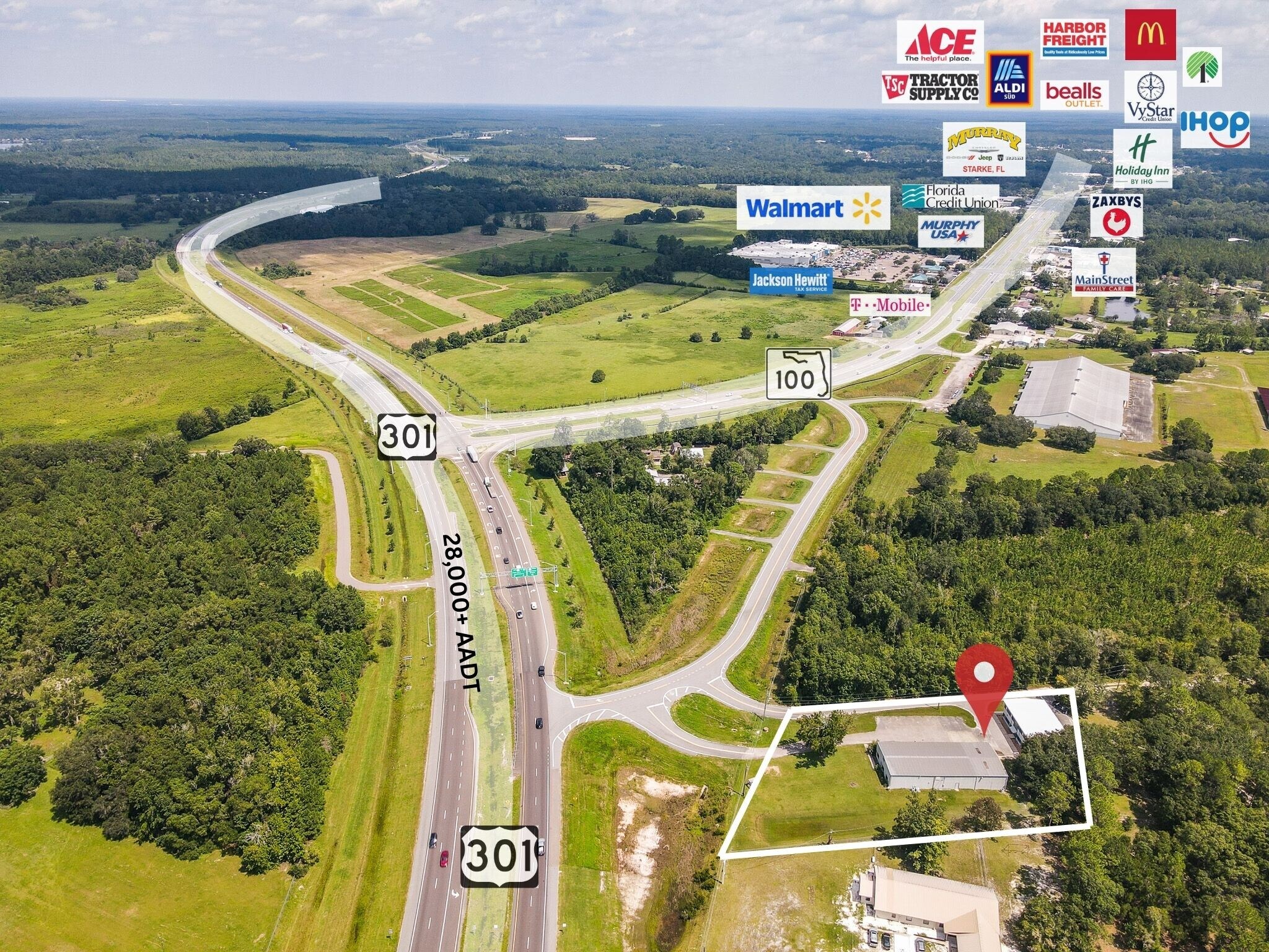 13953 US Highway 301 S, Starke, FL à louer Photo de l’immeuble– Image 1 sur 67