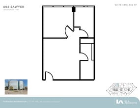 602 Sawyer St, Houston, TX à louer Plan d’étage– Image 1 sur 2