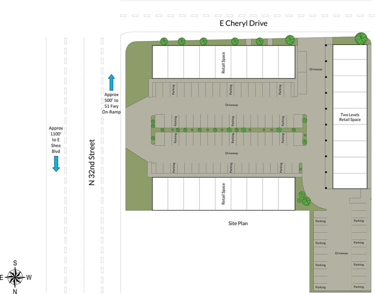 10210 N 32nd St, Phoenix, AZ à louer - Plan de site – Image 3 sur 4