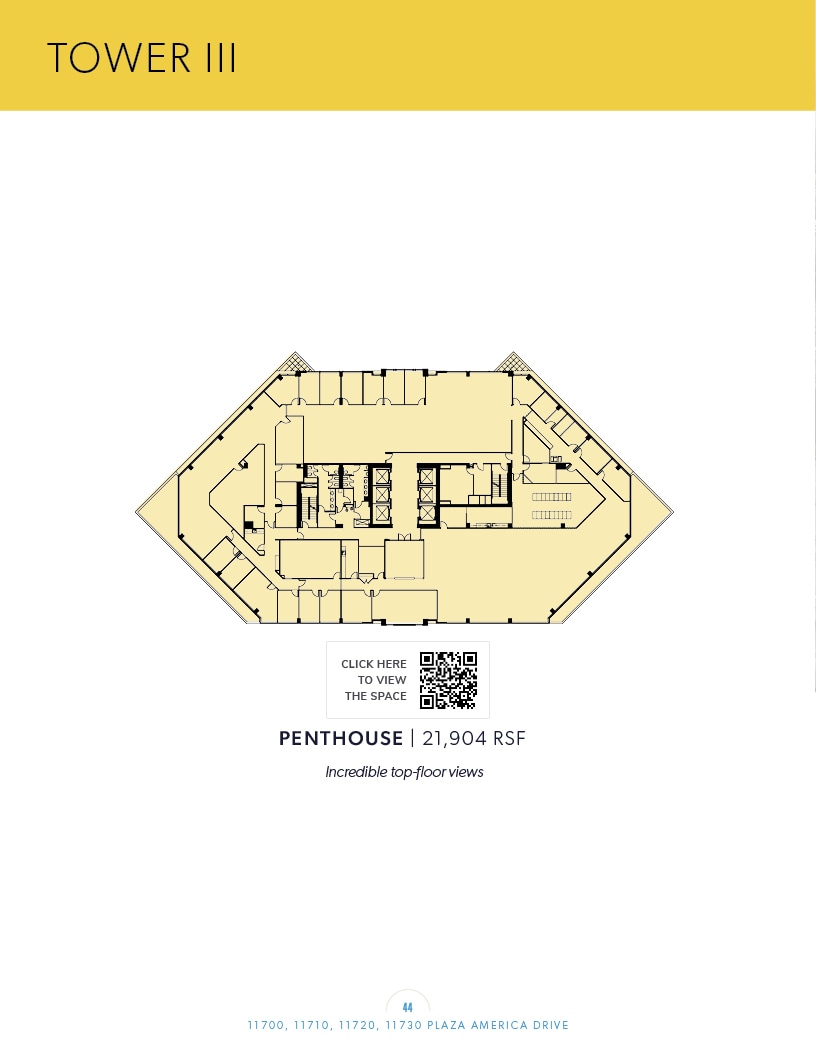 11700 Plaza America Dr, Reston, VA à louer Plan d’étage– Image 1 sur 1