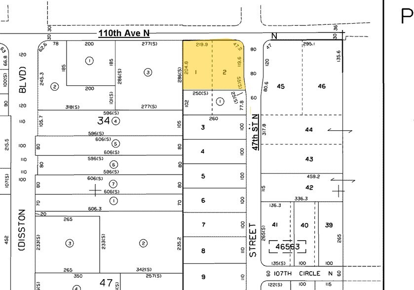 4700-4730 110th Ave N, Clearwater, FL à louer - Plan cadastral – Image 2 sur 9