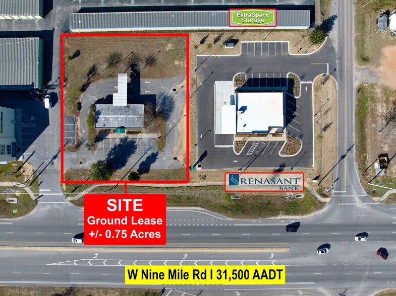 1554 W Nine Mile Rd, Pensacola, FL à louer - Aérien – Image 2 sur 11