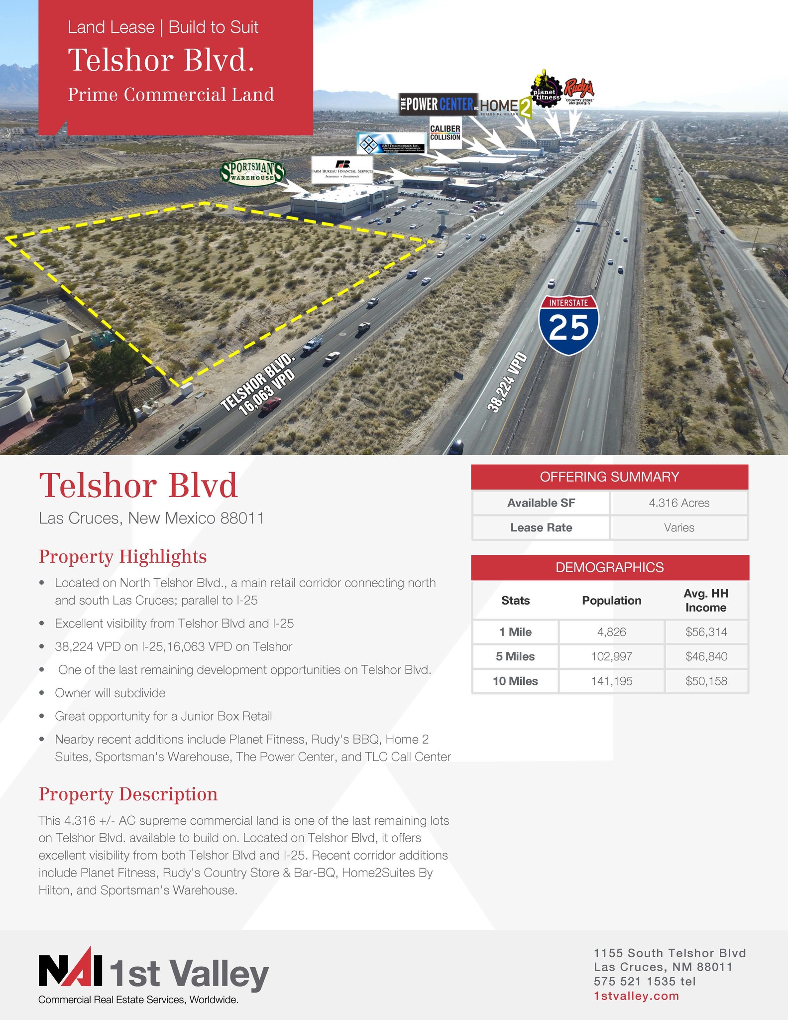 Telshor Blvd, Las Cruces, NM à louer Autre– Image 1 sur 3