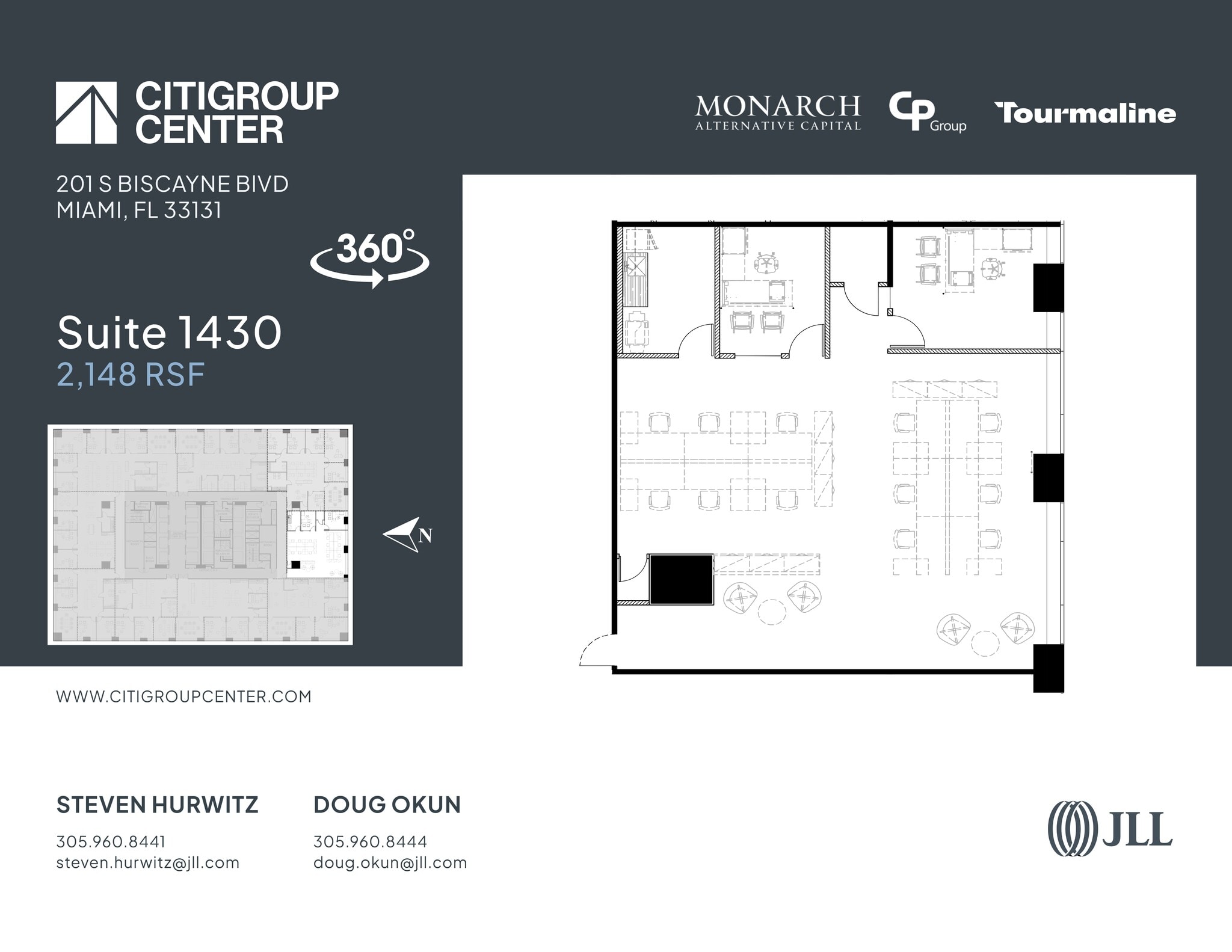 201 S Biscayne Blvd, Miami, FL à louer Plan de site– Image 1 sur 1