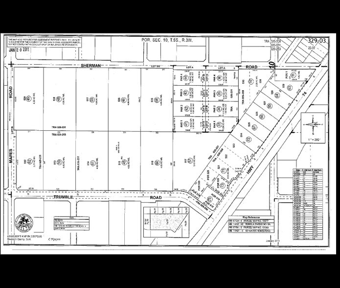 27435 Mapes Road, Menifee, CA à louer - Plan cadastral – Image 2 sur 3