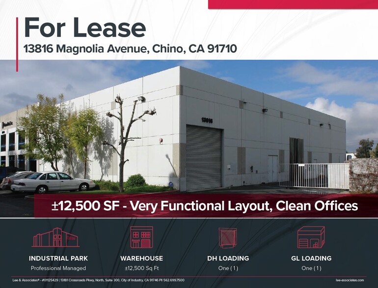 13816 Magnolia Ave, Chino, CA à louer - Photo de l’immeuble – Image 1 sur 7