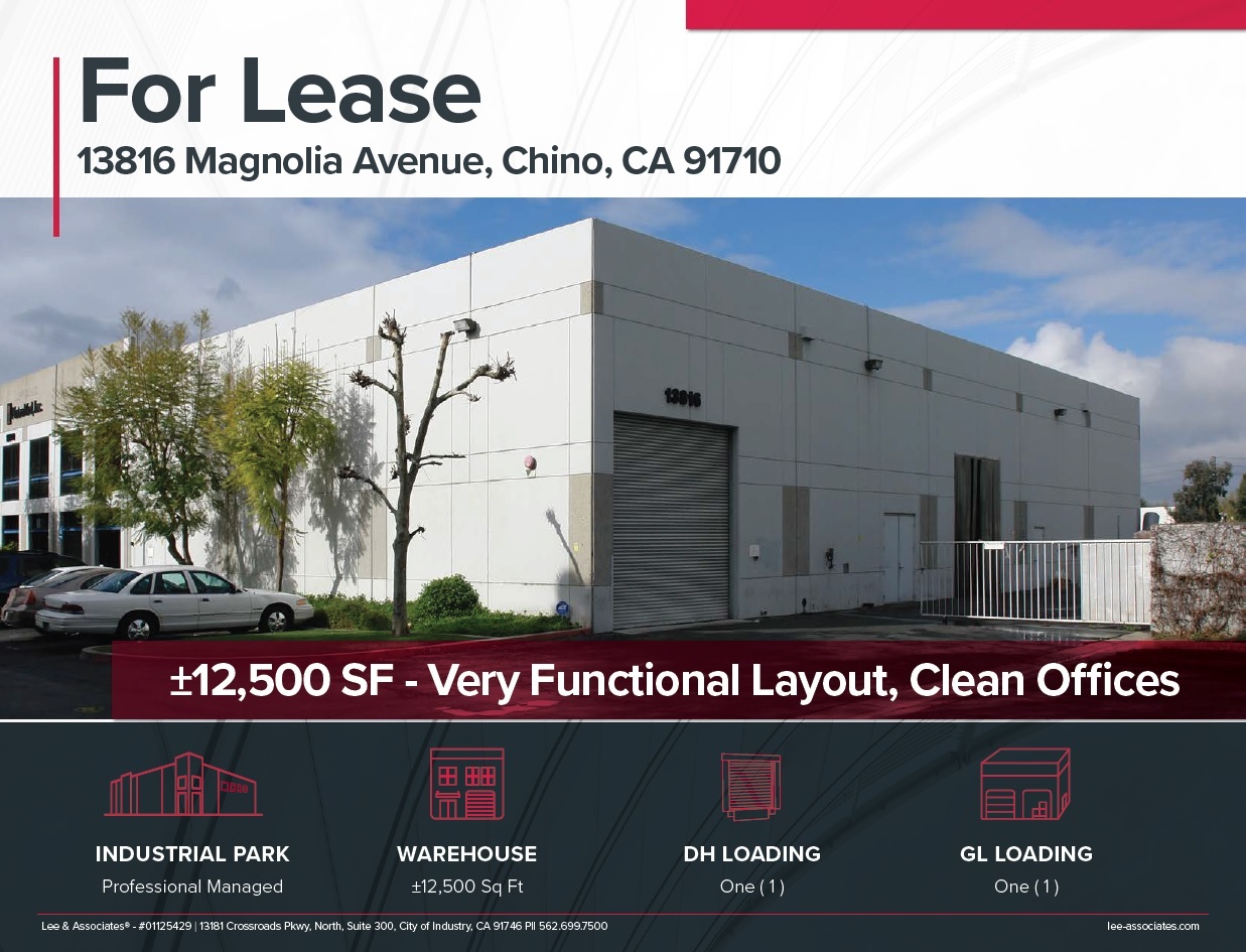 13816 Magnolia Ave, Chino, CA à louer Photo de l’immeuble– Image 1 sur 8