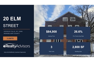 Plus de détails pour 20 Elm St, Hoosick Falls, NY - Logement à vendre
